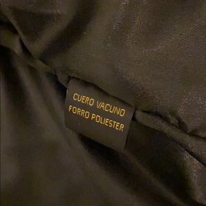 Cuero Vacuno Forro Poliester Men’s Learher Jacket
